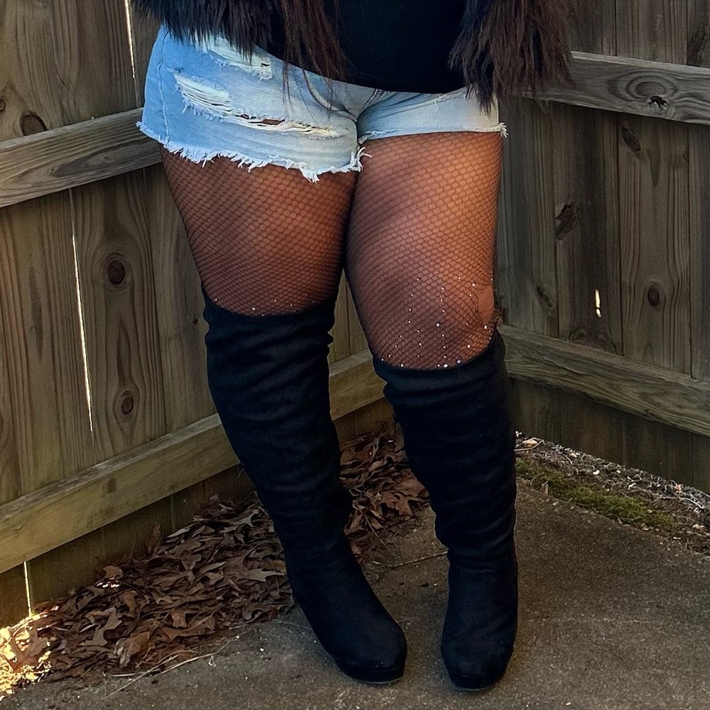 4b Stretch Platform Knee Boot